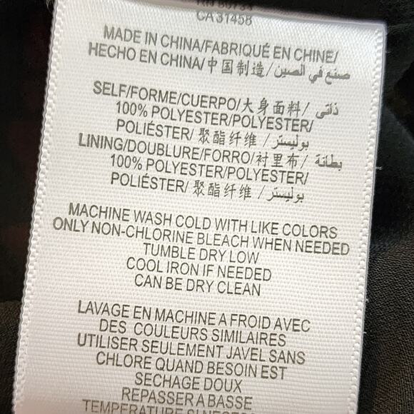 BCBGeneration purple and gold strapless mini dress size 4 - Picture 4 of 5